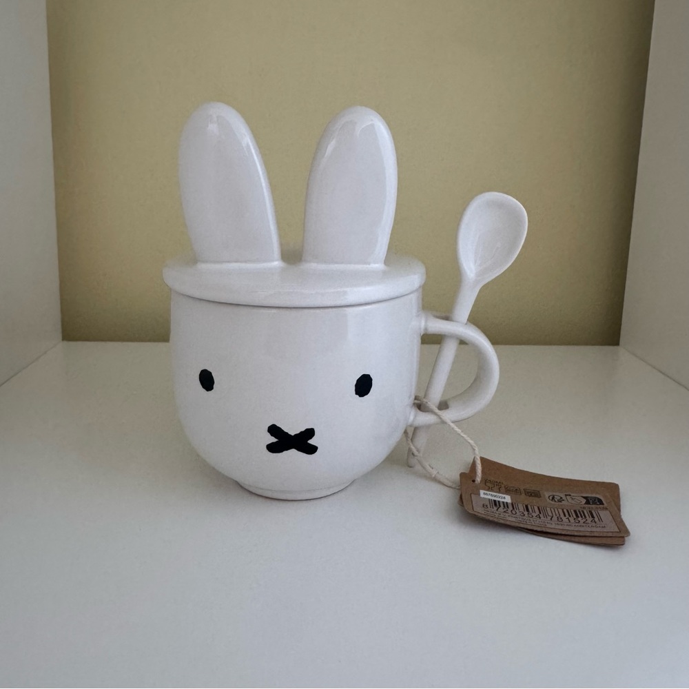 Miffy Teacup with Lid and Spoon